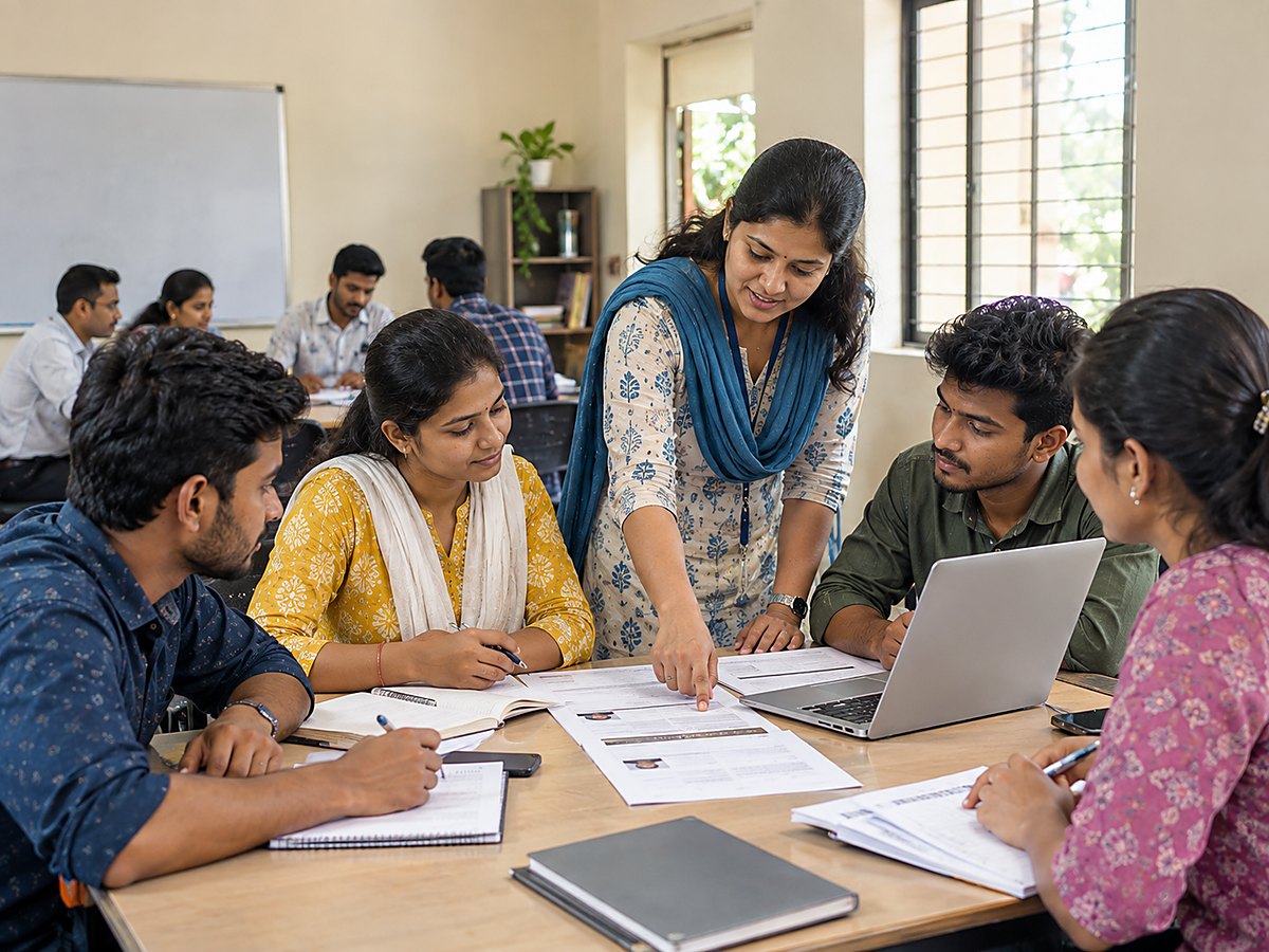 A skill session in progress with participants